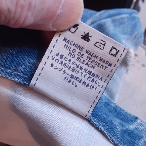 Lady TR RENOVATION Size Large Distressed Super Sexy Girl Capris - Picture 10 of 13